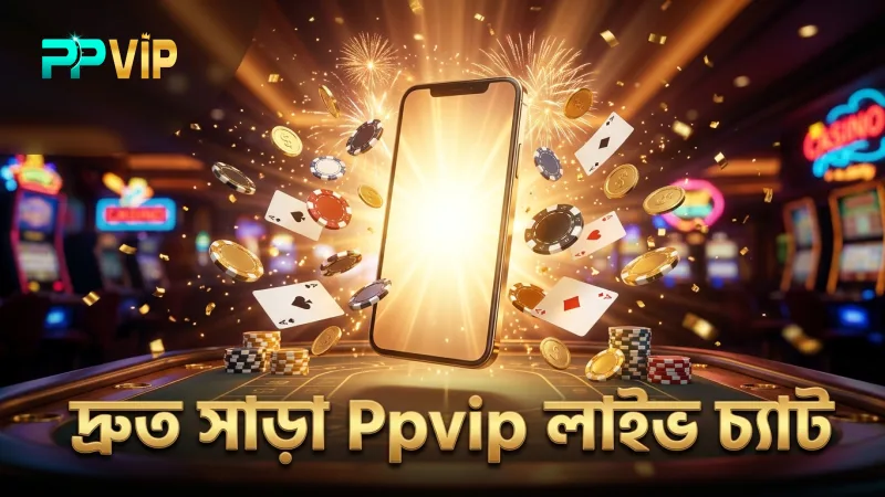 Ppvip এর লাইভ চ্যাটে দ্রুত সাড়া পাবেন সহজে