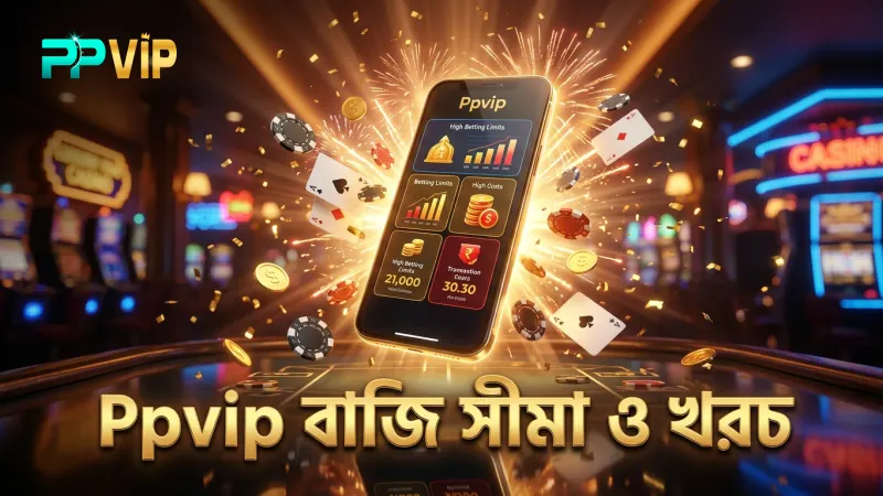 Ppvip প্ল্যাটফর্মে বাজির সীমা ও খরচ স্পষ্ট করে।