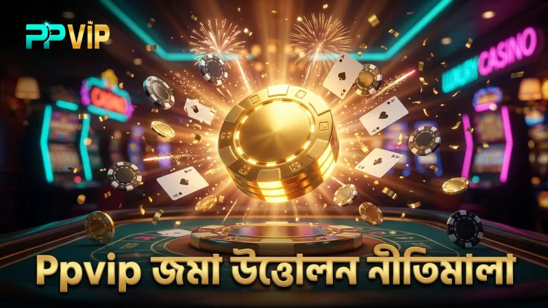 জমা ও উত্তোলনের ক্ষেত্রে Ppvip নীতিমালা মেনে চলুন