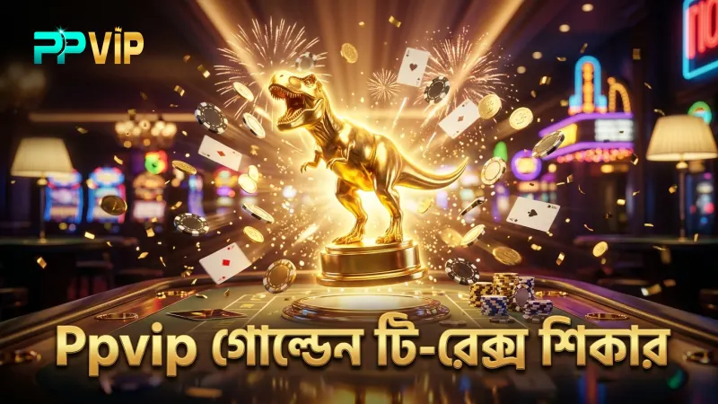 Ppvip-এর গোল্ডেন টি-রেক্স শিকারে নির্ভুল অস্ত্র নির্বাচন