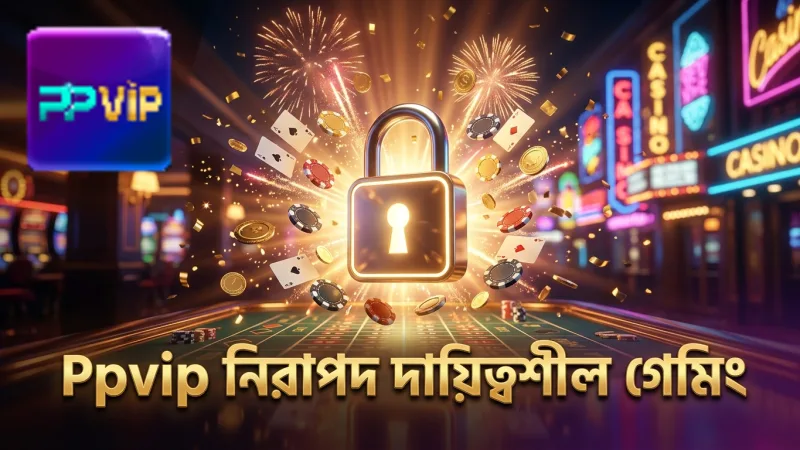 Ppvip প্ল্যাটফর্মে দায়িত্বশীল গেমিং নিশ্চিত করে নিরাপত্তা