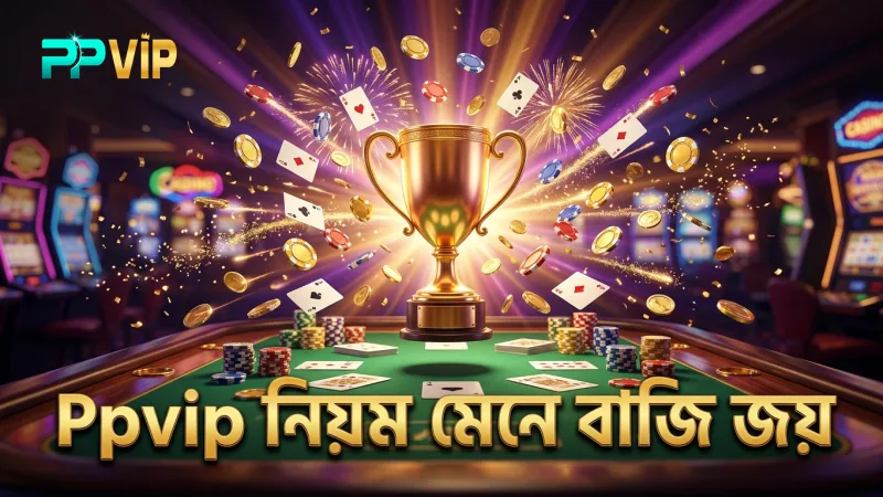 নিয়ম মেনে বাজি ধরায় Ppvip প্লেয়ারদের লাভ নিশ্চিত হয়।
