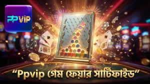 Ppvip এর পরীক্ষা ও সার্টিফিকেশন গেমের বিশ্বাসযোগ্যতা বাড়ায়।
