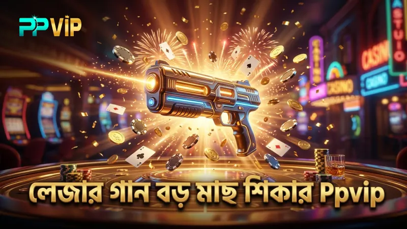 লেজার গানের ব্যবহার বড় মাছ শিকারে গুরুত্বপূর্ন।