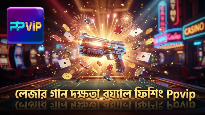 রয়্যাল ফিশিং গেমে লেজার গানের সঠিক ব্যবহার দক্ষতা বাড়ায়।