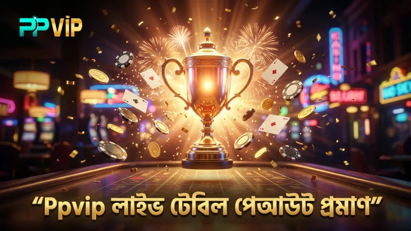 Ppvip-এর লাইভ টেবিল থেকে জয়ের পেআউট প্রমাণ দেখুন
