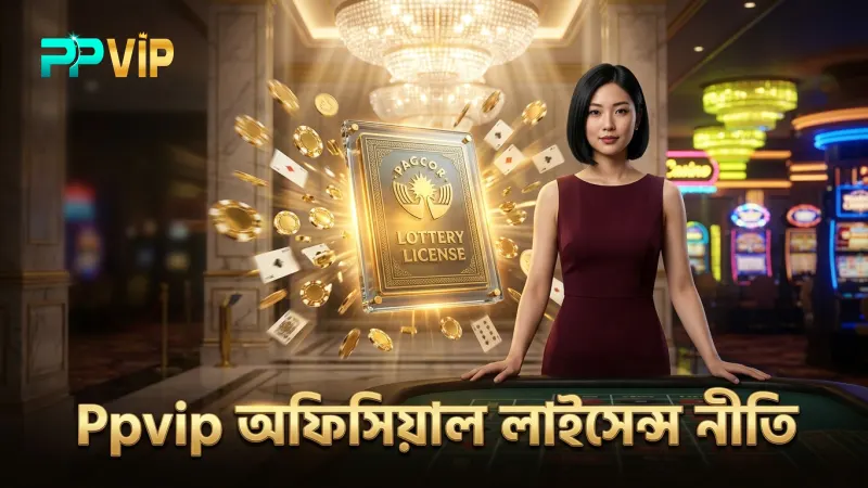 Ppvip ক্যাসিনোর অফিসিয়াল লাইসেন্স এবং দায়িত্বশীল গেমিং নীতি অনুসরণ করুন